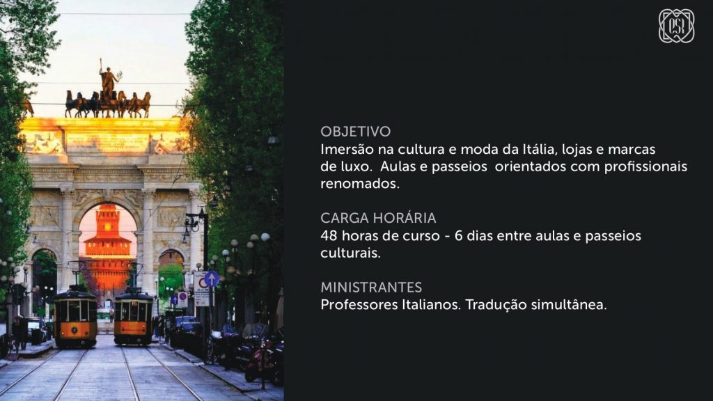 curso de moda na italia